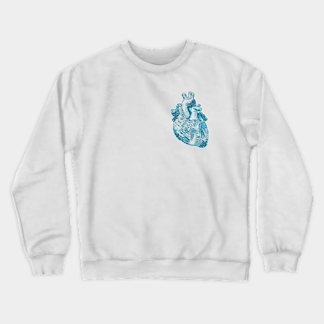 Mermaid Heart Crewneck Sweatshirt by eldatari